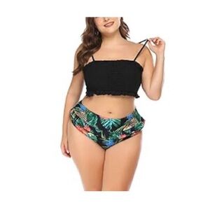 Tropical bandeau Women's Swimsuit